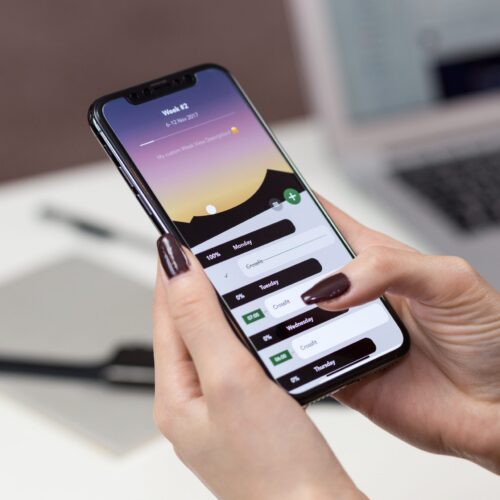 person-holding-a-smartphone-892757 Rejestracja do pracy w Holandii i Belgii | PrismaWorx